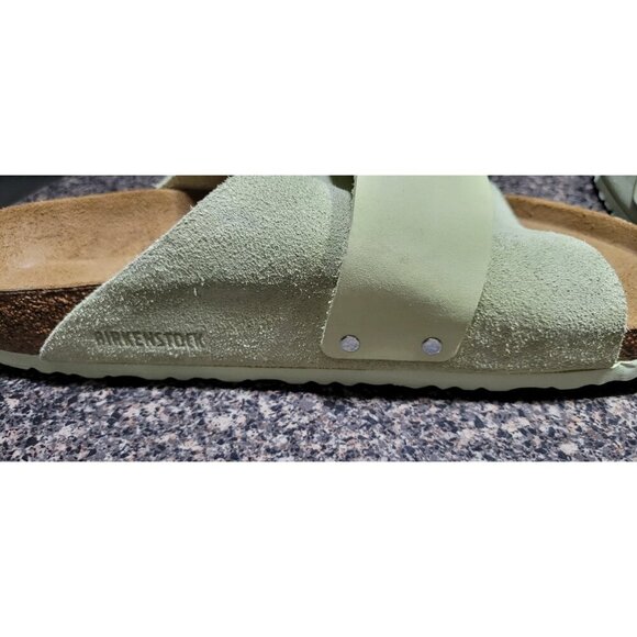 BIRKENSTOCK Kyoto Nubuck-Suede Slide Sandal Men\'s Size US 11 Black main image 5